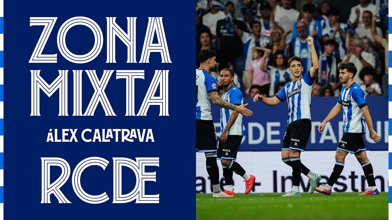 🎥 Zona mixta amb Álex Calatrava #EspanyolRealMadrid