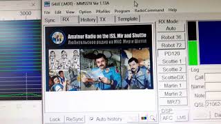 SSTV from the ISS 24th June 2021