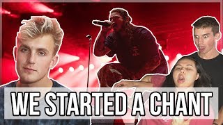 POST MALONE CALLS OUT JAKE PAUL IN CONCERT ft. ElleOfTheMills