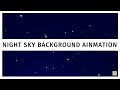 Starry Night Animation Chroma Key Overlay Effect | Green Screen Sky Animation for Beginners