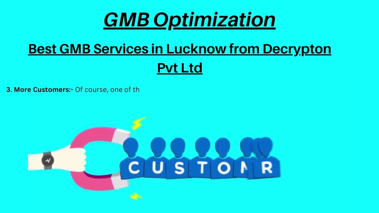 GMB Optimization Optimization | Decrypton | Digital Marketing Services