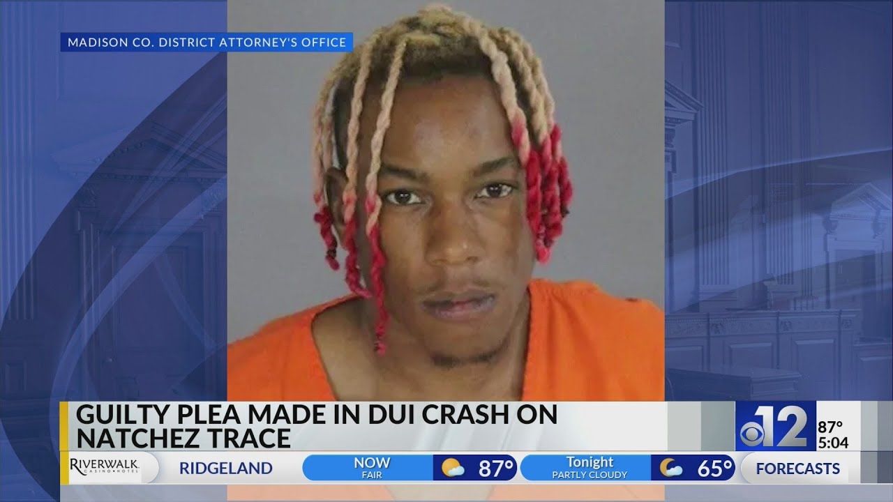 Louisiana man pleads guilty to DUI crash on Natchez Trace - YouTube