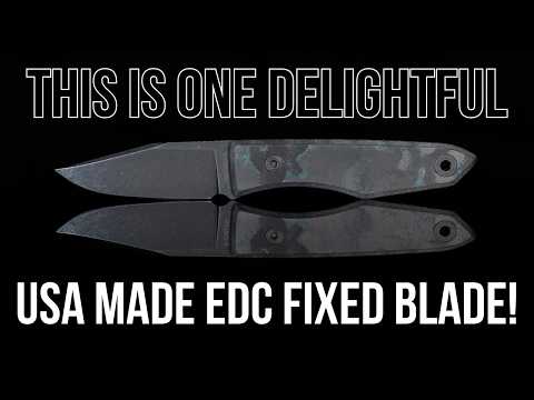 An Excellent American Made Pocket Friendly Daily Carry! - Big Idea Design Lookout Fixed Blade