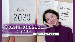 2020年Bullet Journal排版 | 极简主义 | PLAN WITH ME
