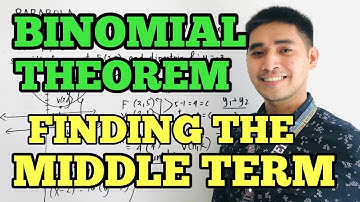 BINOMIAL THEOREM PART 3 | FINDING THE MIDDLE TERM | BINOMIAL EXPANSION | JUDD HERNANDEZ