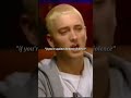 Eminem On Why He Dissed Christina Aguilera😭 #shorts