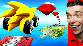 Jumping SUPER SONIC CARS Across GTA 5