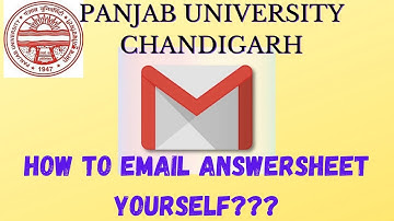 How to mail yourself?? #Panjab university #hcp_adda