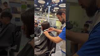 قص الشعر الطويل #hairstyle #hair