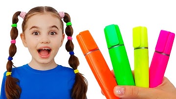 Magic Color Pen - Pretends play and Preschool toddler learn