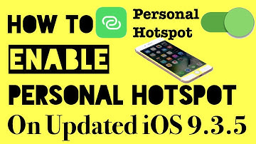 Enable Personal Hotspot in iOS 9.3.5,10 | Contact Carrier Problem Solve | Life Daily #123412