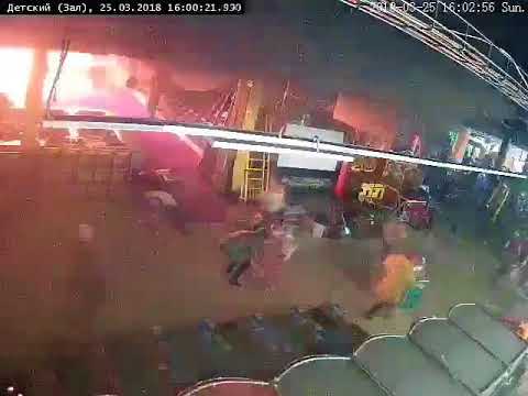 Видео начала пожара в тц #зимняявишня