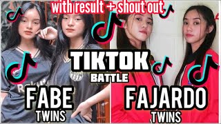 Fabe Twins Vs Fajardo Twins Tiktok Battle Results (subscribe din po wg lng nood nood)