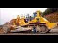 The biggest bulldozer in the world  komatsu d575a super dozer