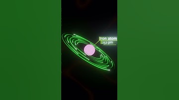 Iron atom rendered in Blender. Full video in comments