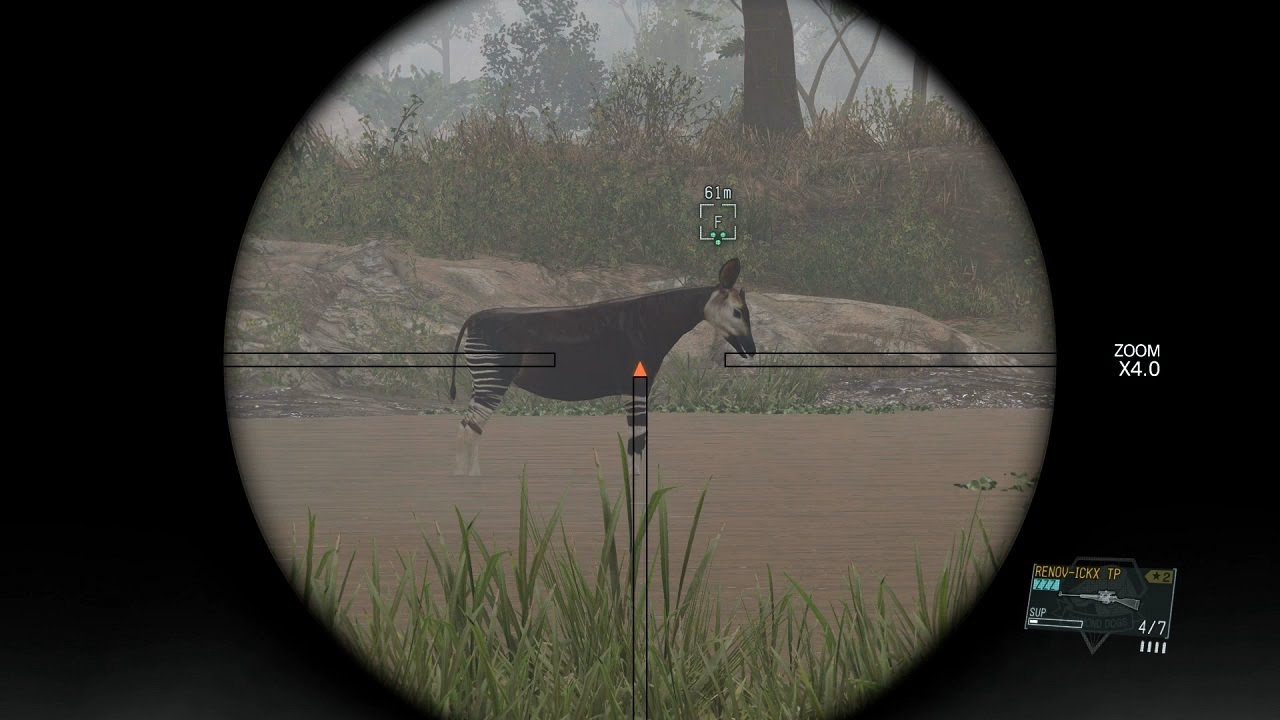 Metal Gear Solid V The Phantom Pain Mother Base Zoo - Big Game