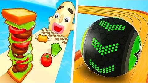 Sandwich Runner | Going Balls - All Level Gameplay Android,iOS - NEW BIG APK UPDATE GAME