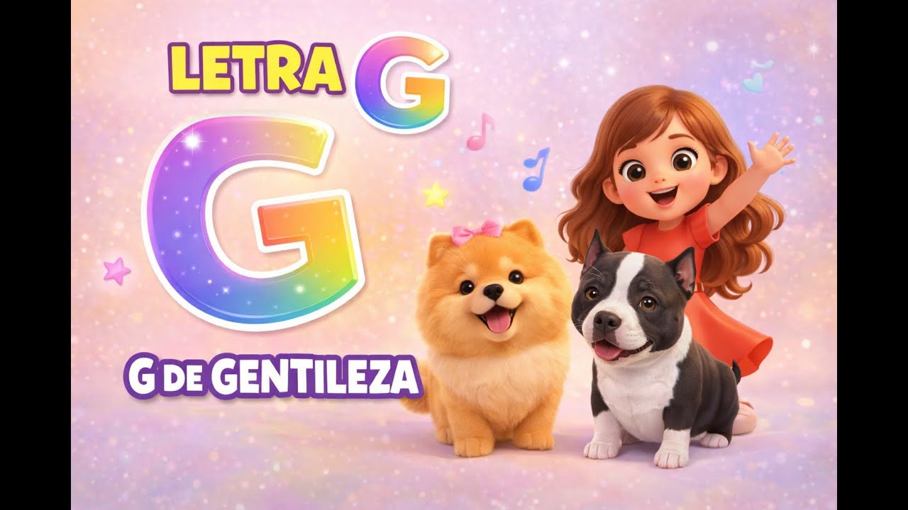Letra G | Música Infantil do Alfabeto | G de Gentileza 💛