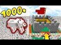 1000 WILKÓW vs ZAMEK + LAVA!!! - MINECRAFT APOKALIPSA #7