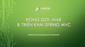 Spring MVC 29 - Đóng gói Spring MVC  ra file WAR triển khai lên Tomcat
