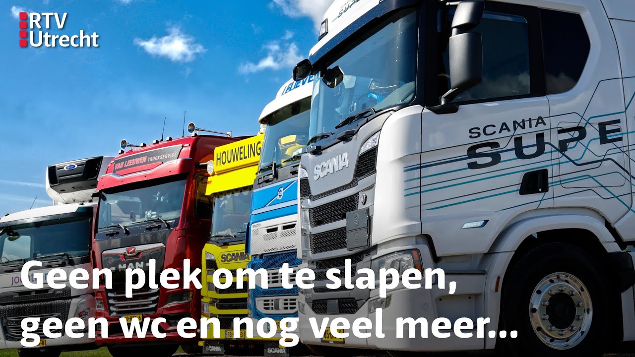 Vrachtwagenchauffeurs pleiten voor meer parkeerplekken: 'Zorgt voor onveilige situaties'