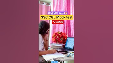 SSC CGL MOCK test, EDUQUITY Mock,OLIVEBOARD mock test,Testbook live #ssccgl #ssc #mts #sscchsl #chsl