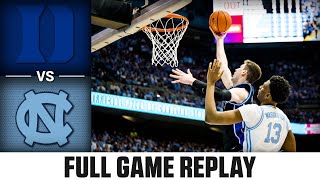 Duke vs. North Carolina Full Game Replay | 2022-23 ACC Men’s Basketball