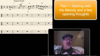 Video Part 1 How to compose  accompaniment for a known melody