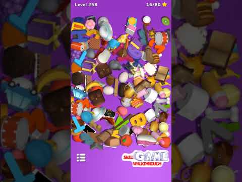 Match 3D Pair Matching Puzzle Level 256 - 260 Walkthrough