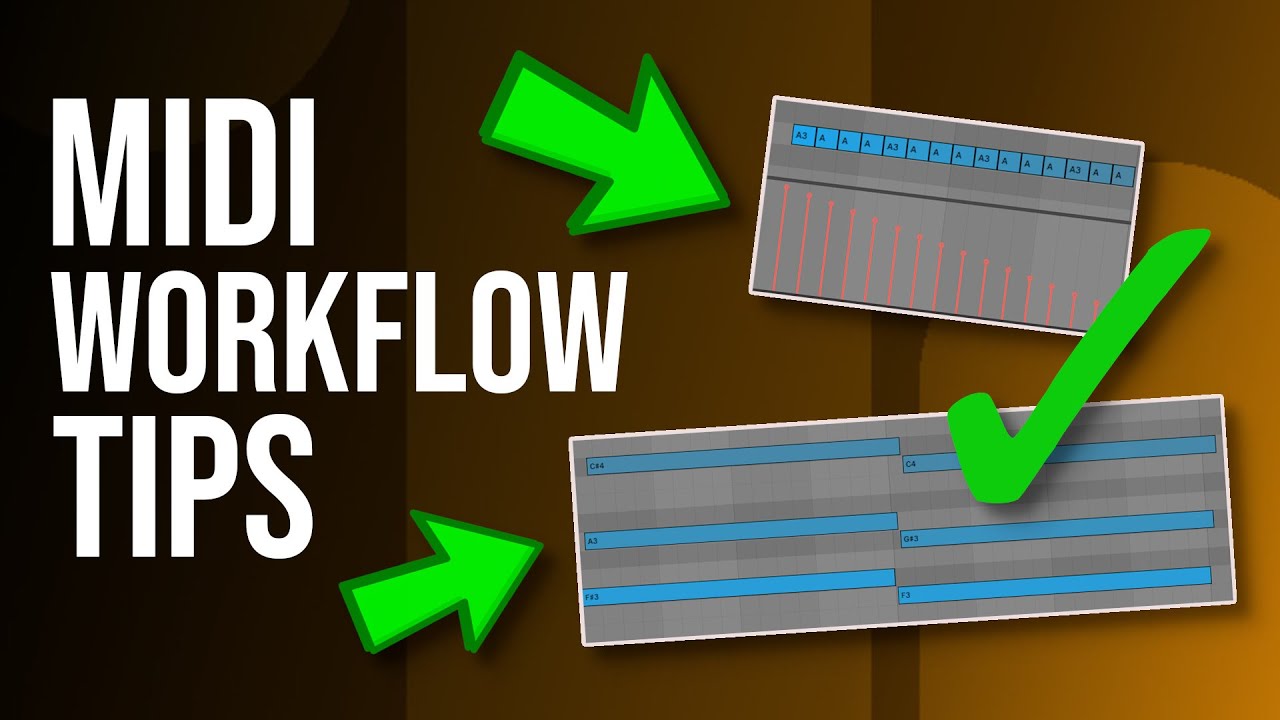 Secret MIDI Clip TIPS to Speed Up Your WORKFLOW - Ableton Live 10 ...