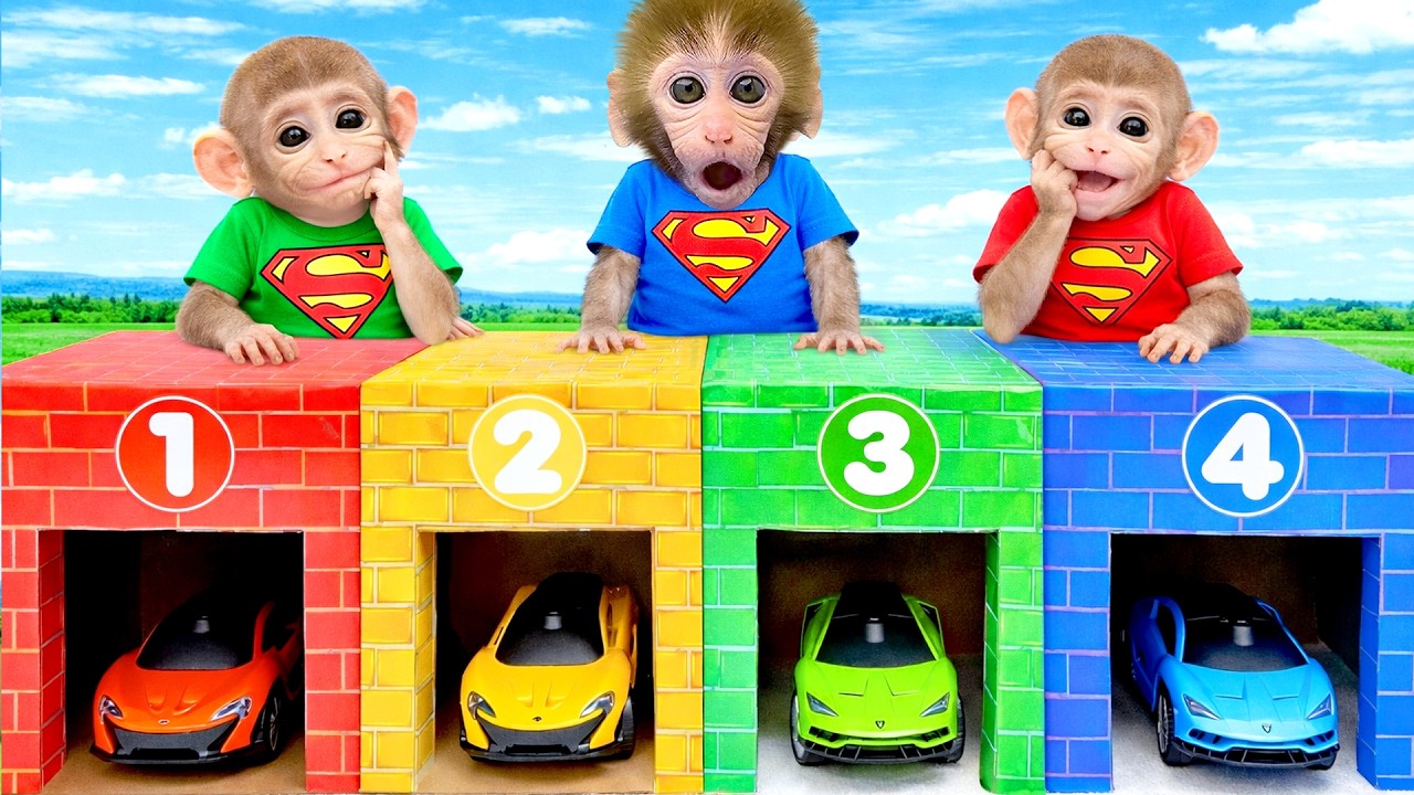 Das kleine Äffchen BonBon verliert seine Spielzeugautos und erlebt lustige Herausforderungen