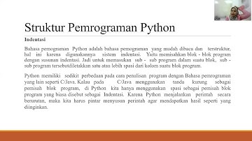 Pengenalan pemrograman dasar python - pertemuan 1
