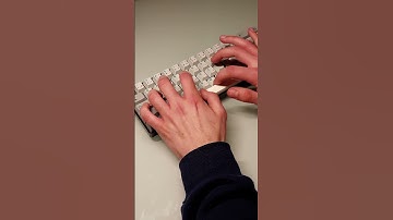 Can you type that fast?🤔 #keyboard #asmr #gamingsetup #lofi #cozy #typing #customkeyboard #shorts