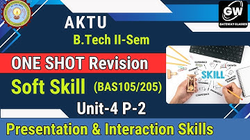 Unit 4 Part-2 I Soft Skills I by Shiwani Agarwal Ma