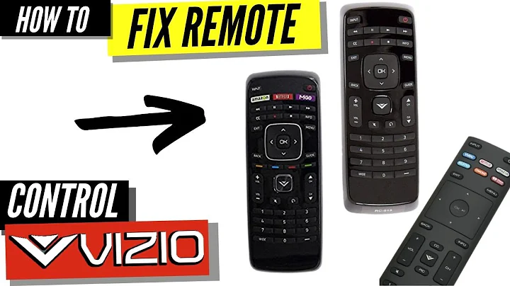 How To Fix a Vizio Remote Control That's Not Working
