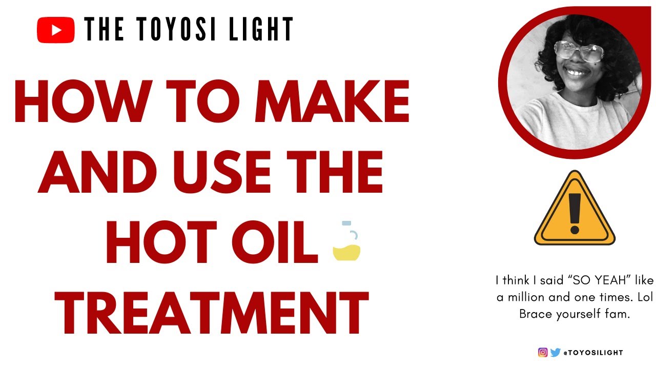 How to Make and Use Hot Oil Treatment Repair Damaged Hair Treat