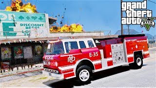 GTA 5 Firefighter Mod Using A Old Spare 1975 Ford C-900 Fire Truck Because Our Main Rig Broke Down GTA 5 Firefighter Mod Using A Old Spare 1975 Ford C-900 Fire Truck Because Our Main Rig Broke Down