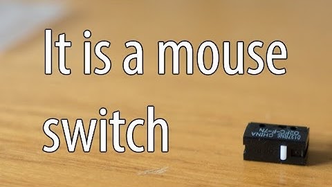 Switch replacement in a mouse (How to)