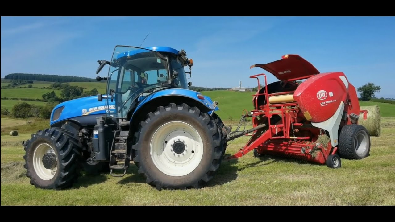 Baling Haylage with a Lely Baler