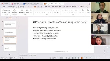 2025-12-18 Symptom and 8 Principle Differention by Dr L Ye