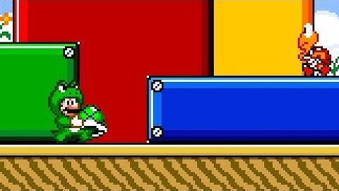 SMW Custom Powerup: Super Mario Bros. 3 - Frog Suit | My Update (Patch by Lx5)