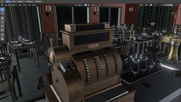 Testing Blender 2.8 using Amazon Lumberyard Bistro (Open Research Content Archive)