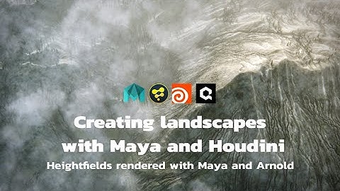[TRAILER] Creating landscapes in Maya and Houdini