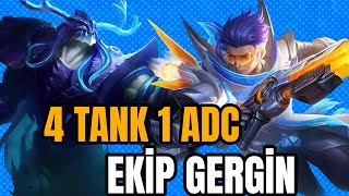 4 TANK 1 ADC EKİP GERGİN!!#mlbb #mobilelegends  #mobilelegendstürkiye #mlbbmkk #granger #belerick