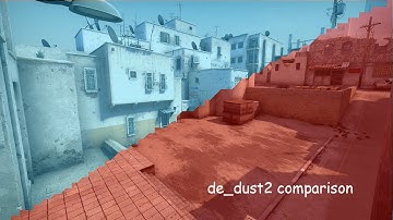 DE_DUST2 - CS MAP COMPARISON (OLD/NEW)