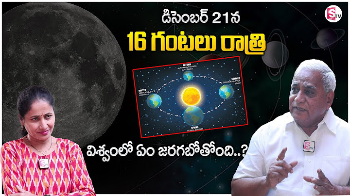 8 గంటలు పగలు.. 16 గంటలు రాత్రి | Shortest Day And Longest Night of the Year | Winter Solstice 2024