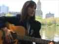 Elizabeth Harper performs The Sea acoustic in Central Park. Video by Aaron Pfenning of Chairlift.