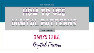 3 Ways to Use Digital Papers in Silhouette Studio
