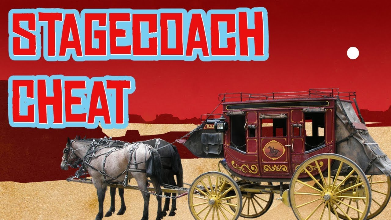 Huddle Læne omgive Red Dead 2 | Stagecoach Cheat - YouTube