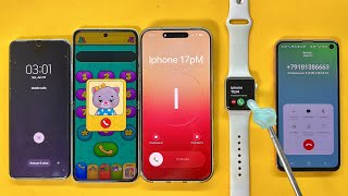 Apple Watch Timer Incoming Calls iPhone 17 pro max vs Samsung S20 S10E Z Flip